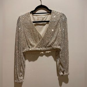 Altar’d State Sequin Crop Top